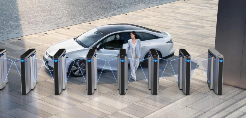 Ворота турникета против зажатия