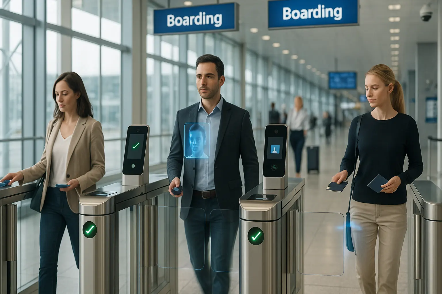 Система скоростных ворот аэропорта