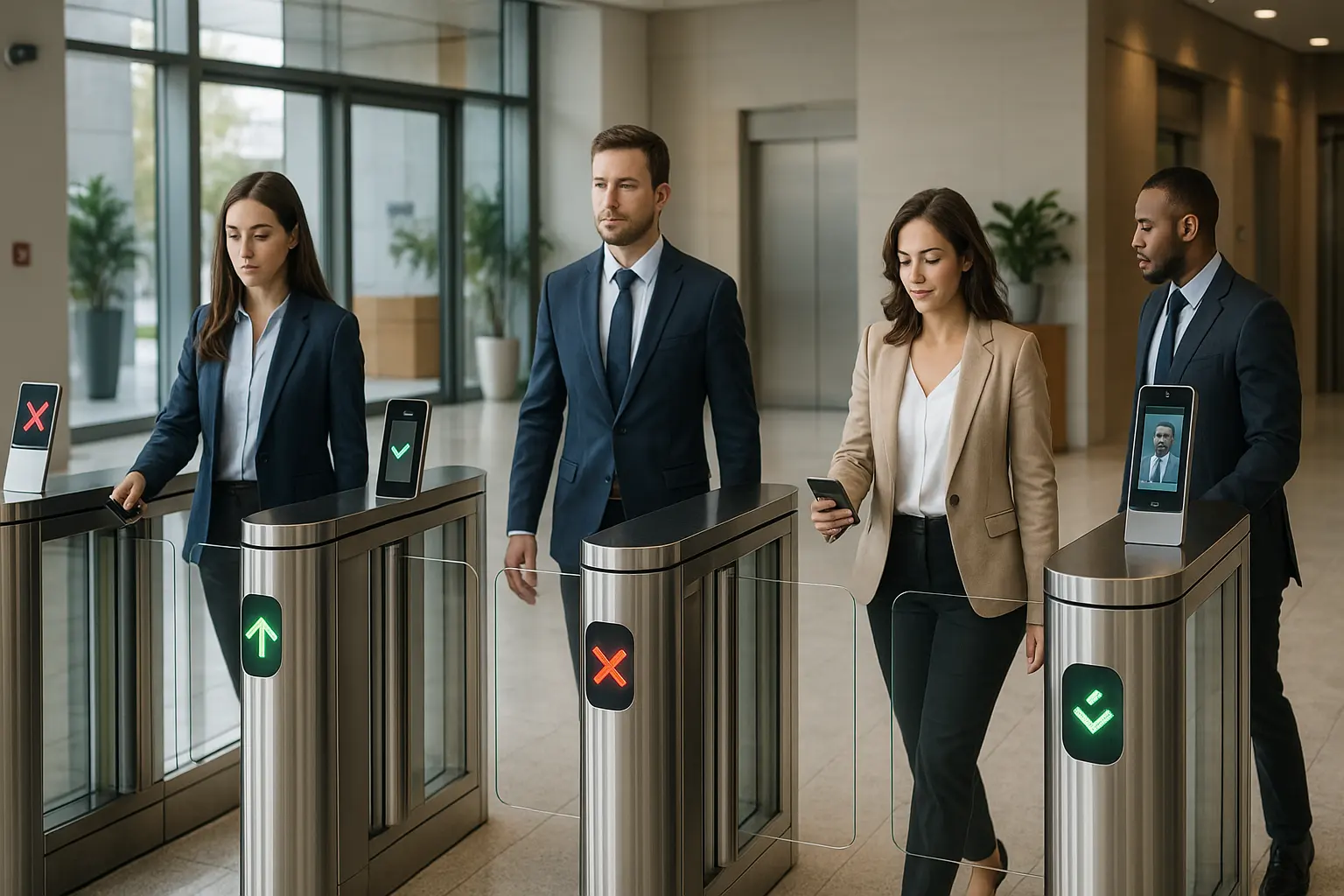 Интеллектуальная система входа на скоростной шлюз во Франции