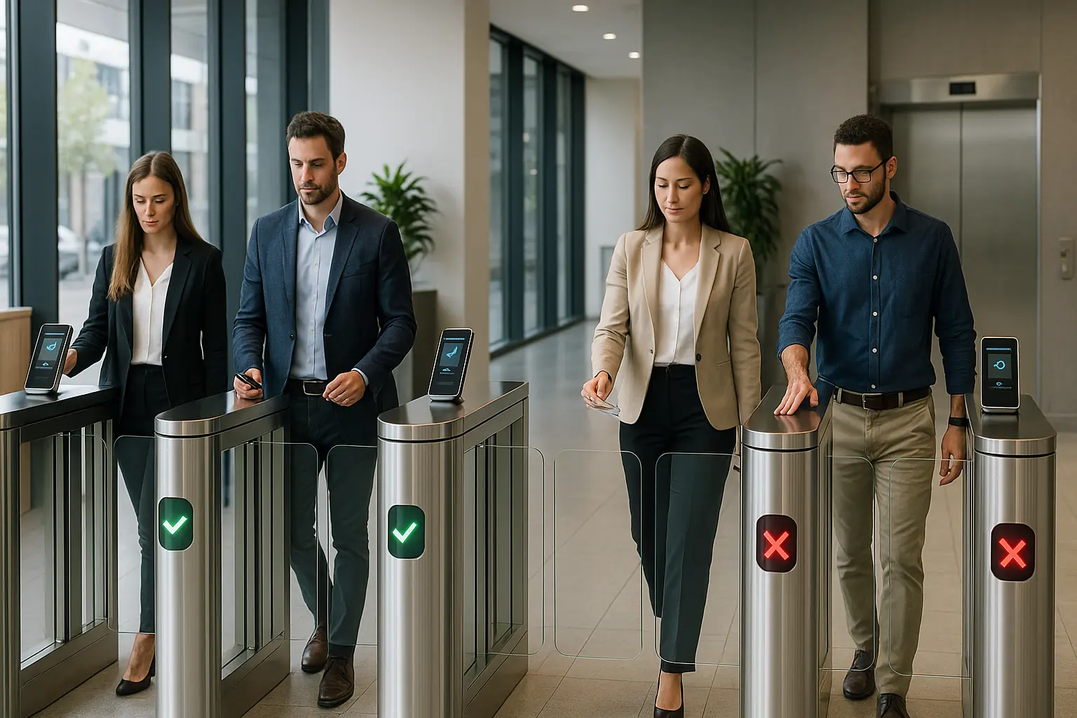 Вход в здание умных скоростных ворот в Мельбурне