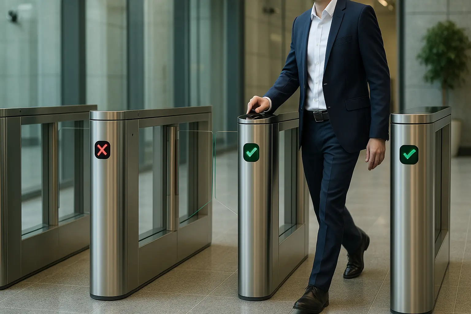 Пешеходные ворота скорости