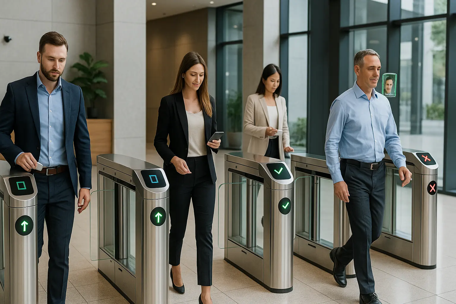 Сиднейские турникеты для пешеходов на высокой скорости