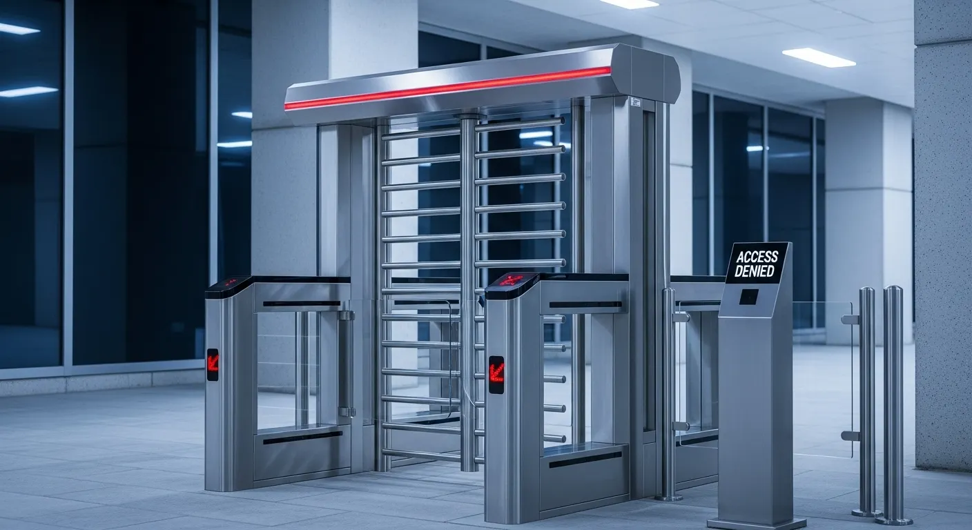 Автоматический анти-лазающий раскачивающий турникет