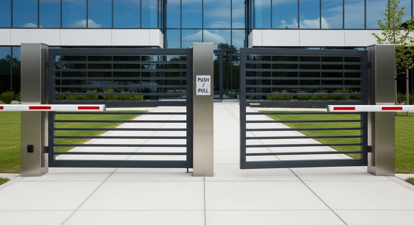 Двусторонний поворотный затвор